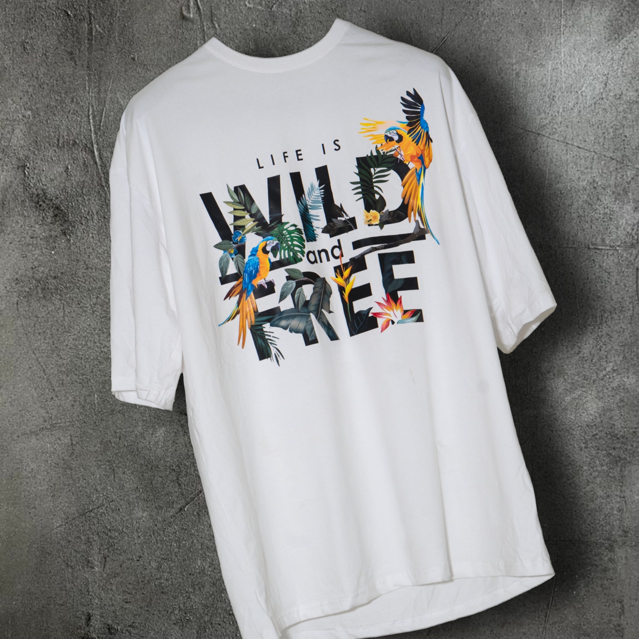 "WILD AND FREE" (UNISEX) OVERSIZE T-SHIRT