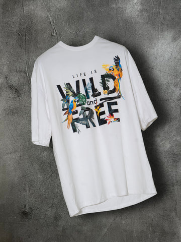 "WILD AND FREE" (UNISEX) OVERSIZE T-SHIRT