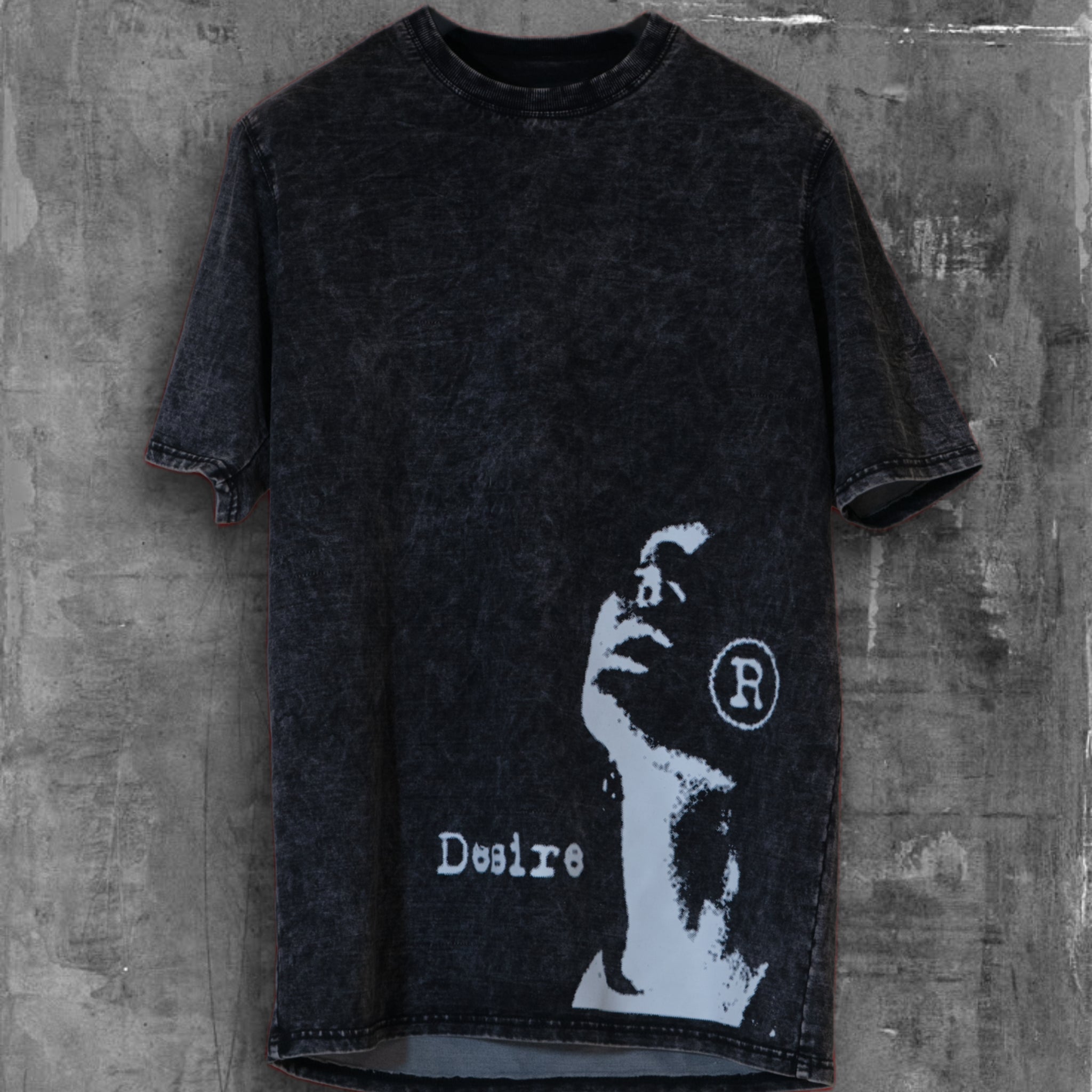 "DESIRE" ACID-WASH (UNISEX) OVERSIZE T-SHIRT