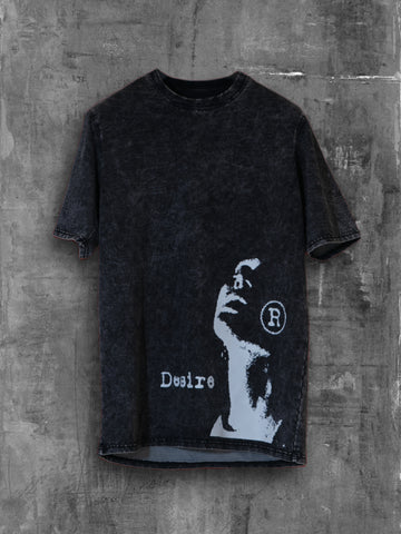 "DESIRE" ACID-WASH (UNISEX) OVERSIZE T-SHIRT